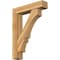 Ekena Millwork Balboa Block Rough Sawn Bracket w/ Offset Brace, Western Red Cedar, 8"W x 36"D x 48"H BKT0806X36X48BOA05RWR - alternate 1